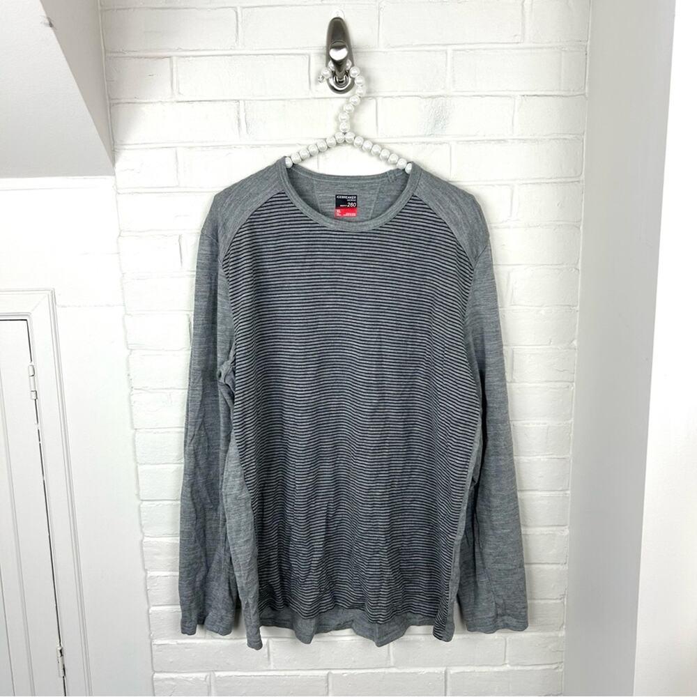 Icebreaker Merino Men’s Bodyfit 260 Tech Long Sleeve Crewe Thermal Top Size XL